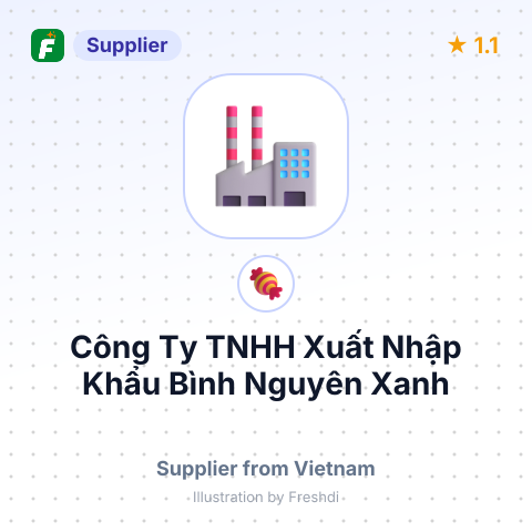 Công Ty TNHH Xuất Nhập Khẩu Bình Nguyên Xanh – summary card, no photo uploaded yet
