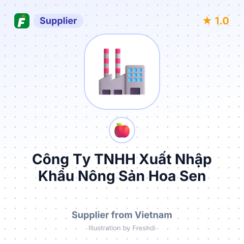 Công Ty TNHH Xuất Nhập Khẩu Nông Sản Hoa Sen – summary card, no photo uploaded yet