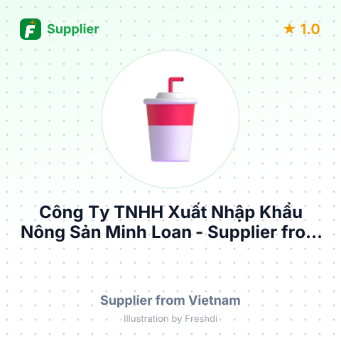 Công Ty TNHH Xuất Nhập Khẩu Nông Sản Minh Loan – summary card, no photo uploaded yet