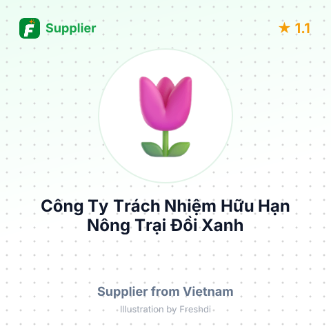 Công Ty Trách Nhiệm Hữu Hạn Nông Trại Đồi Xanh – summary card, no photo uploaded yet