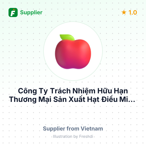 Công Ty Trách Nhiệm Hữu Hạn Thương Mại Sản Xuất Hạt Điều Minh Danh – summary card, no photo uploaded yet