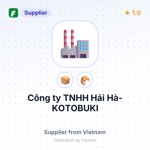 Công ty TNHH Hải Hà- KOTOBUKI – summary card, no photo uploaded yet
