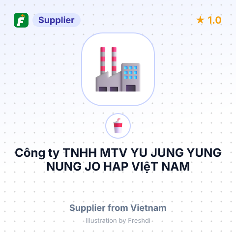Công ty TNHH MTV YU JUNG YUNG NUNG JO HAP VIệT NAM – summary card, no photo uploaded yet