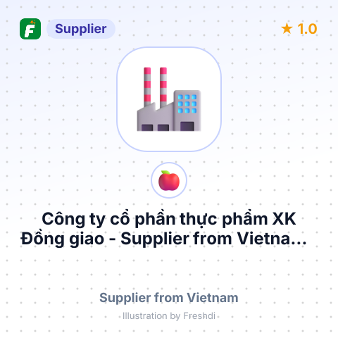 Công ty cổ phần thực phẩm XK Đồng giao – summary card, no photo uploaded yet
