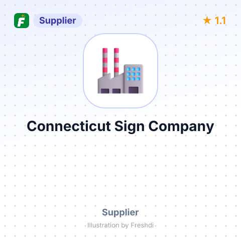Connecticut Sign Company – summary card, no photo uploaded yet