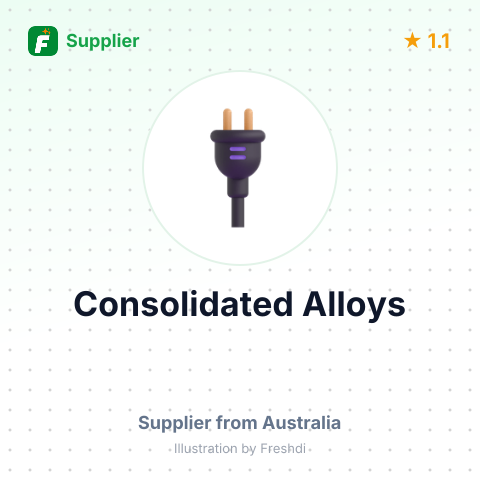Consolidated Alloys – summary card, no photo uploaded yet