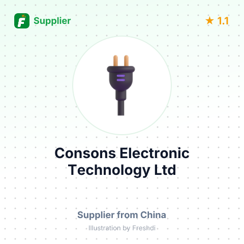 Consons Electronic Technology Ltd – summary card, no photo uploaded yet