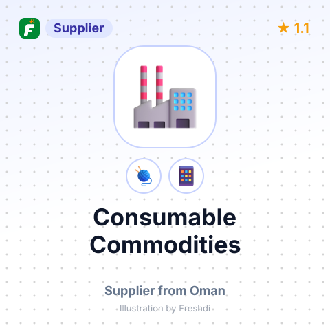 Consumable Commodities  – summary card, no photo uploaded yet