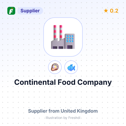 Continental Food Company – summary card, no photo uploaded yet