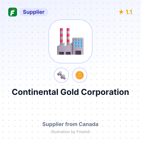 Continental Gold Corporation – summary card, no photo uploaded yet