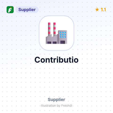 Contributio – summary card, no photo uploaded yet