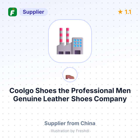 Coolgo Shoes the Professional Men Genuine Leather Shoes Company – summary card, no photo uploaded yet