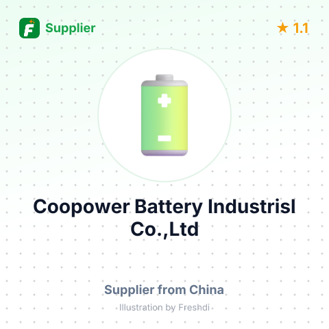 Coopower Battery Industrisl Co.,Ltd – summary card, no photo uploaded yet