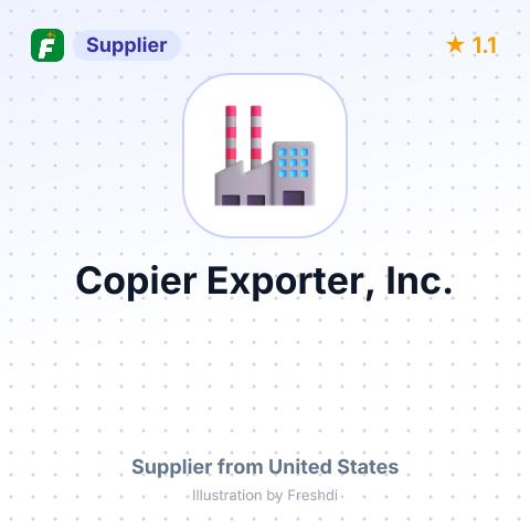 Copier Exporter, Inc. – summary card, no photo uploaded yet