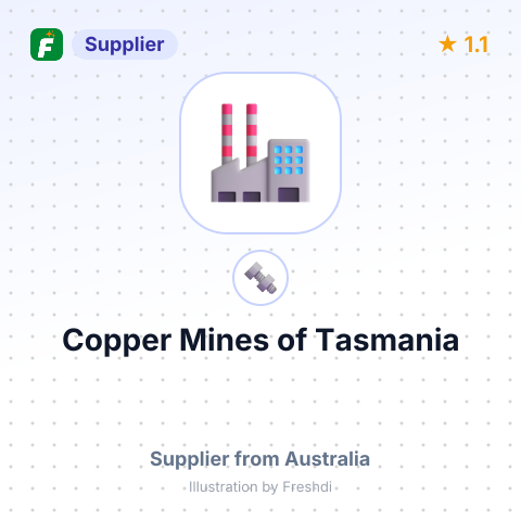 Copper Mines of Tasmania – summary card, no photo uploaded yet