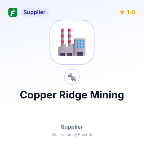 Copper Ridge Mining – summary card, no photo uploaded yet