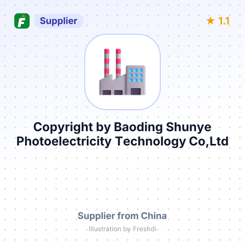 Copyright by Baoding Shunye Photoelectricity Technology Co,Ltd – summary card, no photo uploaded yet