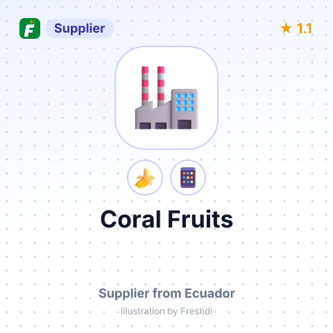Coral Fruits  – summary card, no photo uploaded yet