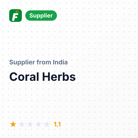 Coral Herbs  – summary card, no photo uploaded yet