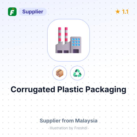 Corrugated Plastic Packaging – summary card, no photo uploaded yet