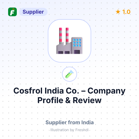 Cosfrol India Co. – summary card, no photo uploaded yet