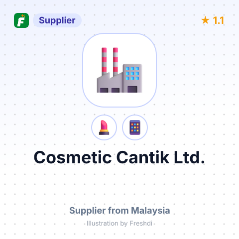 Cosmetic Cantik Ltd. – summary card, no photo uploaded yet