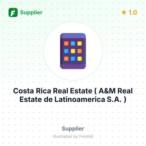 Costa Rica Real Estate ( A&M Real Estate de Latinoamerica S.A. ) – summary card, no photo uploaded yet