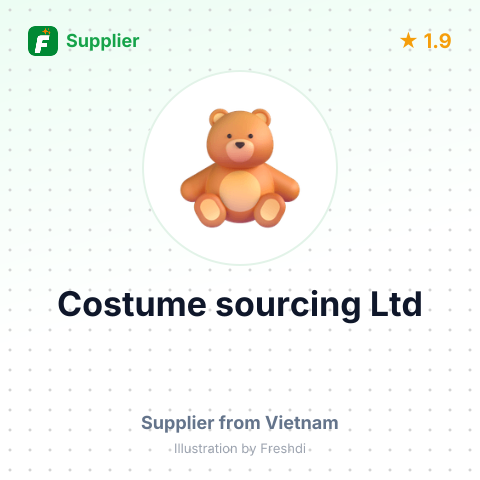 Costume sourcing Ltd – summary card, no photo uploaded yet