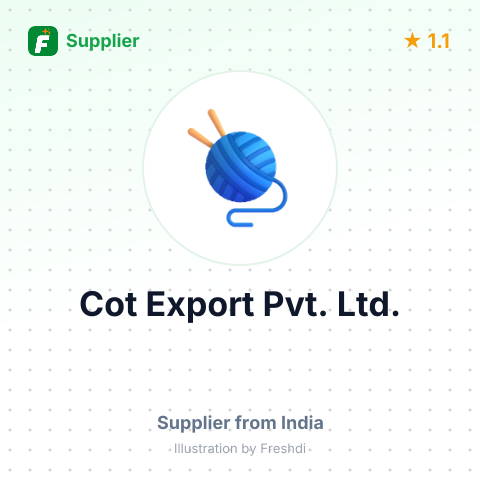 Cot Export Pvt. Ltd. – summary card, no photo uploaded yet