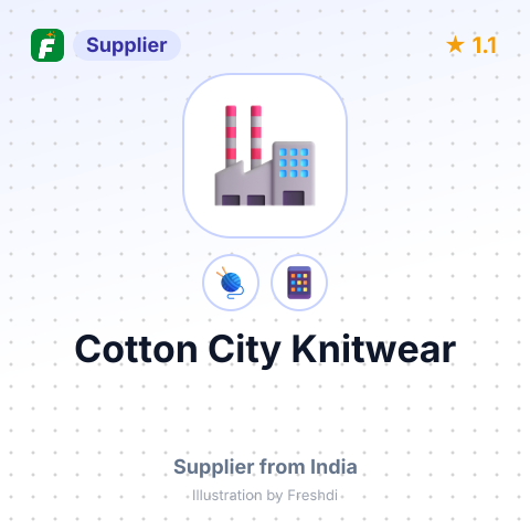 Cotton City Knitwear  – summary card, no photo uploaded yet