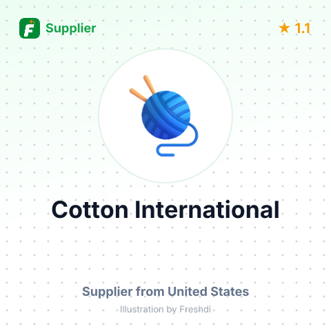 Cotton International – summary card, no photo uploaded yet