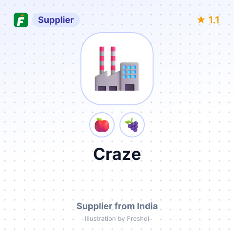 Craze  – summary card, no photo uploaded yet