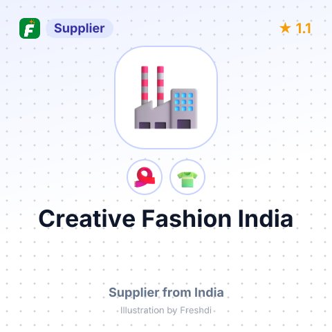 Creative Fashion India – summary card, no photo uploaded yet