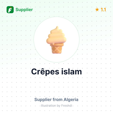 Crêpes islam – summary card, no photo uploaded yet