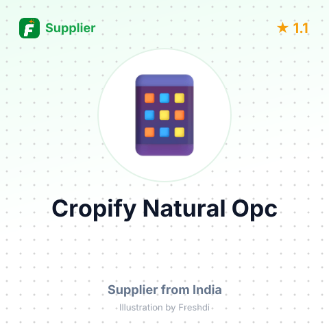 Cropify Natural Opc  – summary card, no photo uploaded yet