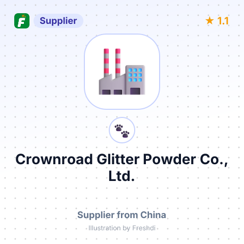 Crownroad Glitter Powder Co., Ltd. – summary card, no photo uploaded yet