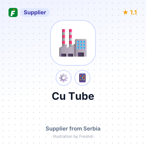 Cu Tube – summary card, no photo uploaded yet