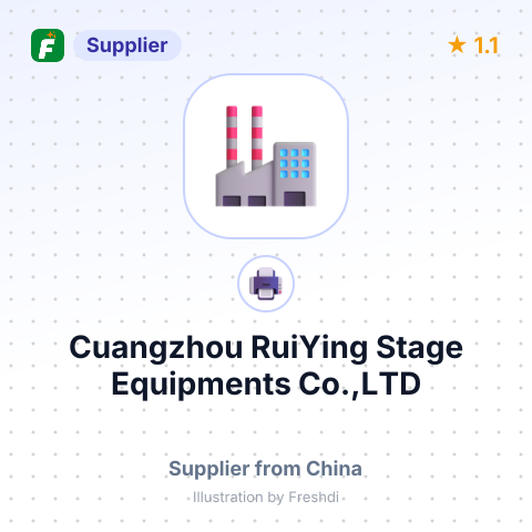 Cuangzhou RuiYing Stage Equipments Co.,LTD – summary card, no photo uploaded yet