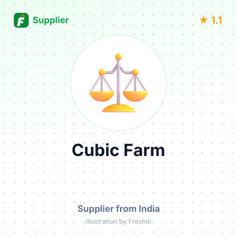 Cubic Farm  – summary card, no photo uploaded yet
