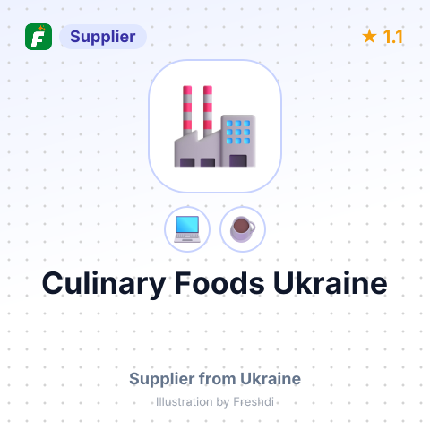 Culinary Foods Ukraine – summary card, no photo uploaded yet