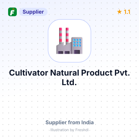 Cultivator Natural Product Pvt. Ltd. – summary card, no photo uploaded yet