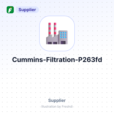 Cummins Filtration – summary card, no photo uploaded yet