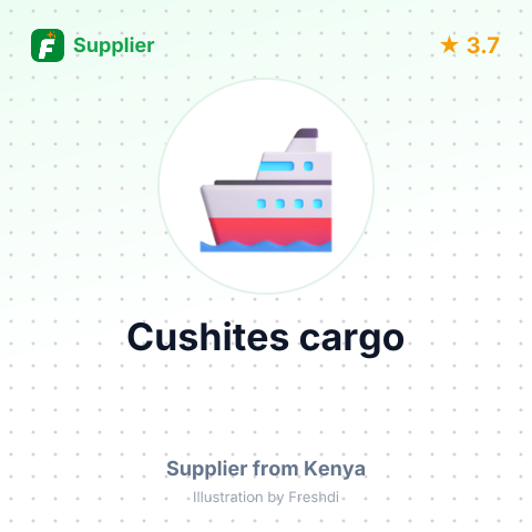 Cushites cargo  – summary card, no photo uploaded yet