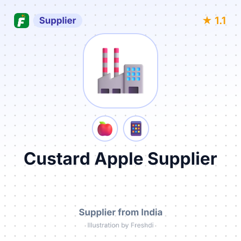 Custard Apple Supplier  – summary card, no photo uploaded yet