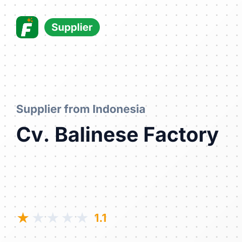 Cv. Balinese Factory  – summary card, no photo uploaded yet