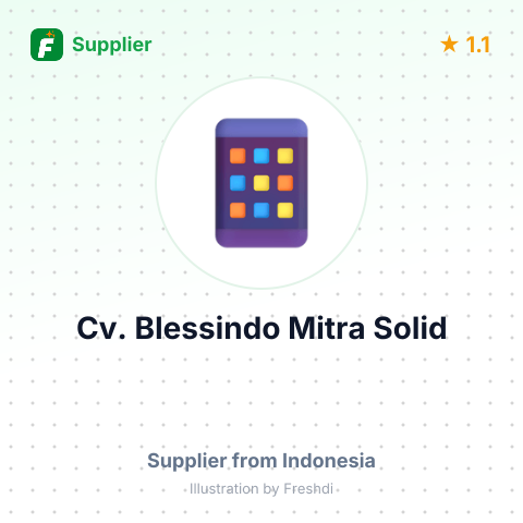 Cv. Blessindo Mitra Solid  – summary card, no photo uploaded yet