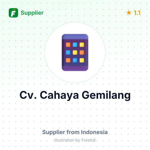 Cv. Cahaya Gemilang  – summary card, no photo uploaded yet
