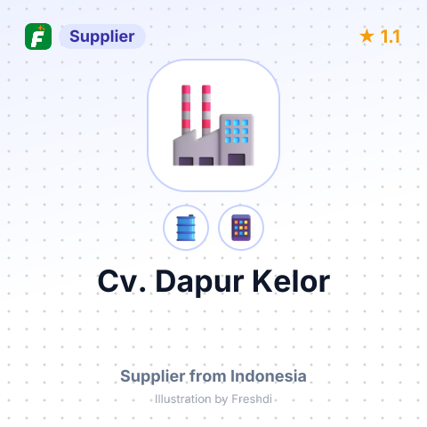Cv. Dapur Kelor  – summary card, no photo uploaded yet