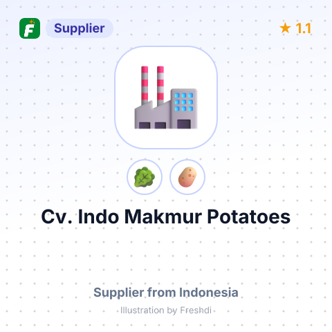 Cv. Indo Makmur Potatoes – summary card, no photo uploaded yet