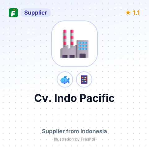 Cv. Indo Pacific  – summary card, no photo uploaded yet